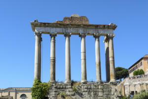 Римский Форум. Руины Храма Сатурна