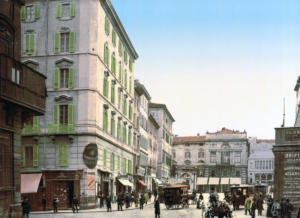 уличная сцена 1890